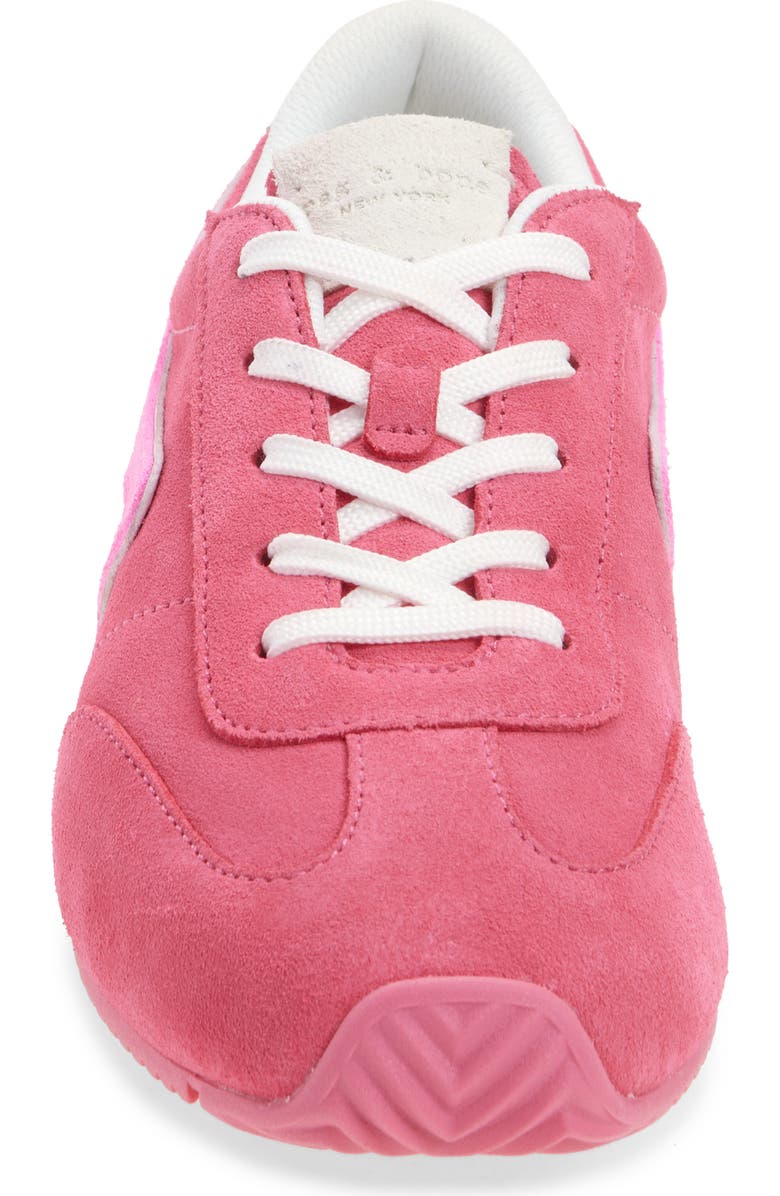 rag & bone Retro Runner Slim Ultra Sneaker, Alternate, color, Hot Pink Suede