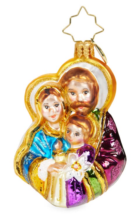 The Love of a Family Glass Ornament