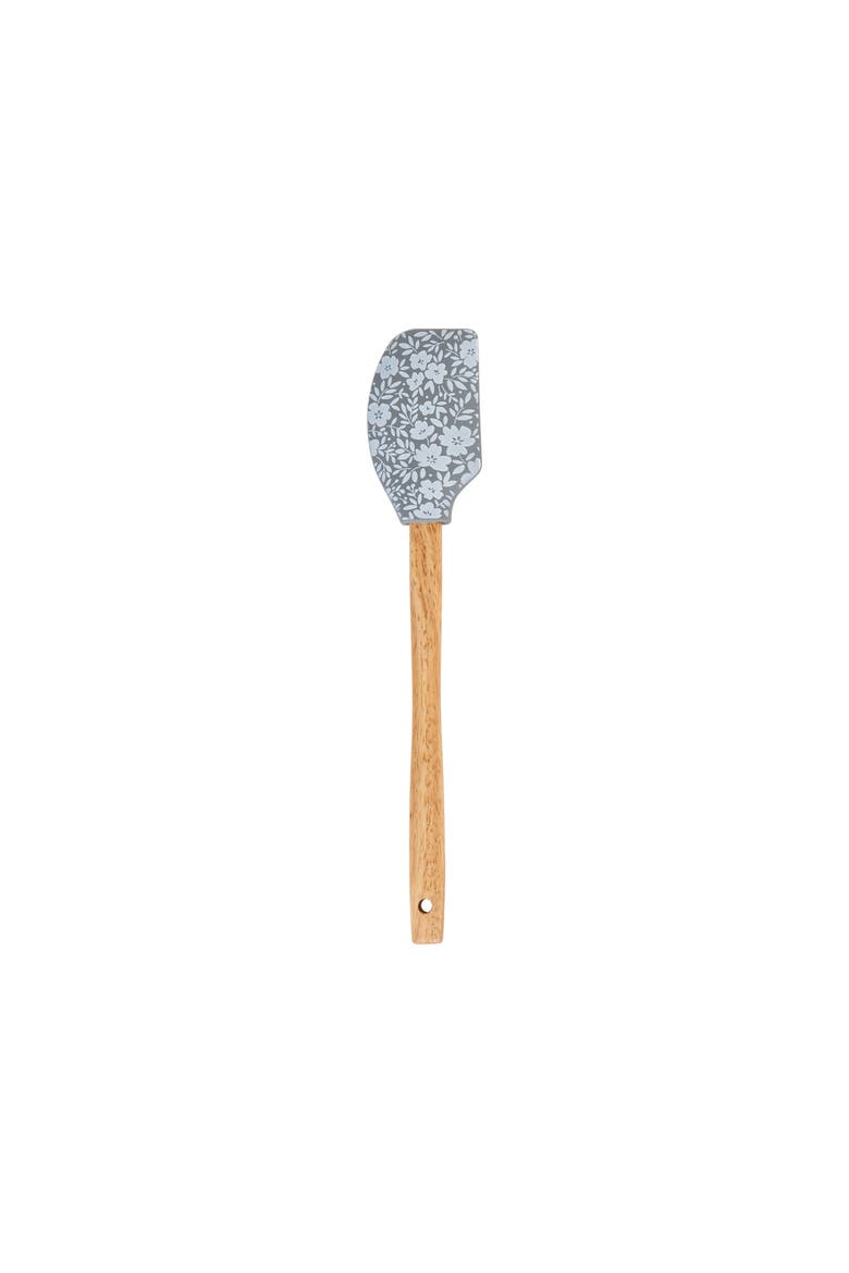Floral Print Gray Spatula Rubber Grey, Main, color, Grey