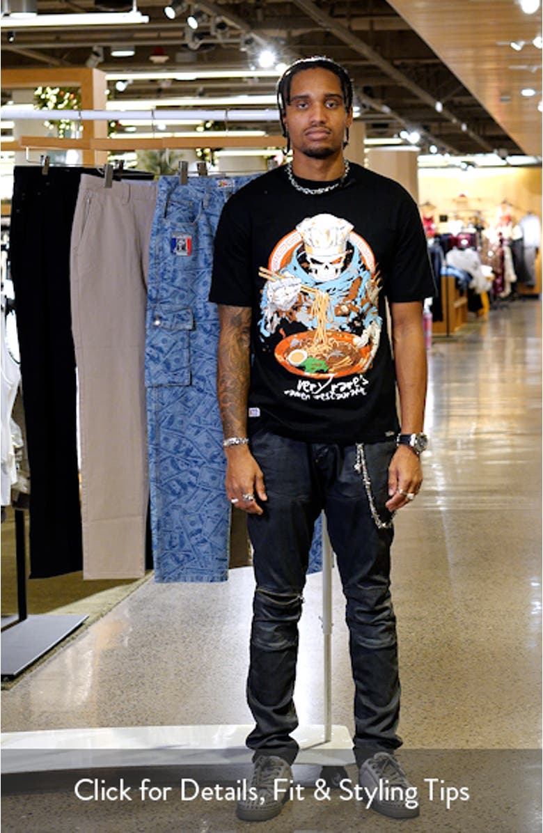 Skull Chef Cotton Graphic T-Shirt, sales video thumbnail