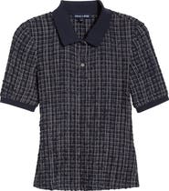 Veronica Beard Benedetta Plaid Polo