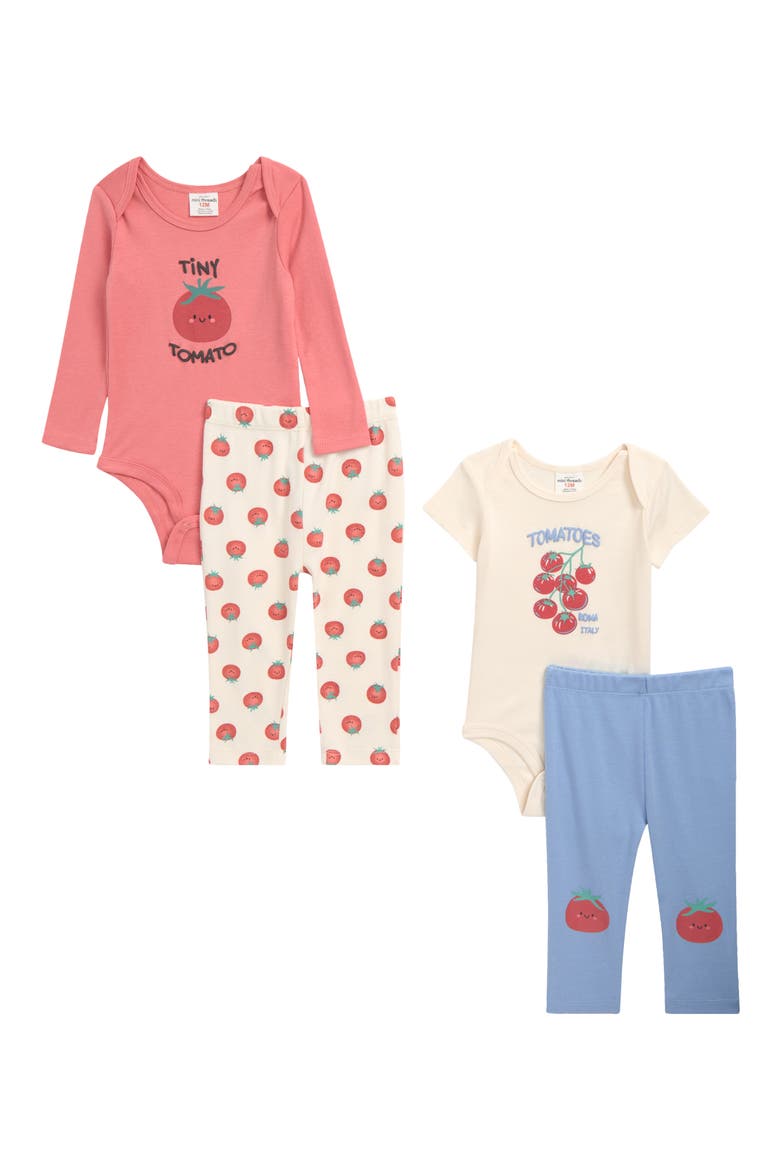4-Piece Mix & Match Outfit Set, Main, color, TOMATO