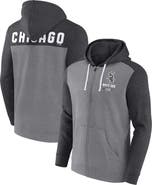 FANATICS Men's Fanatics Branded Heathered Charcoal/Heathered Gray Chicago White Sox Blown Away Full-Zip Hoodie