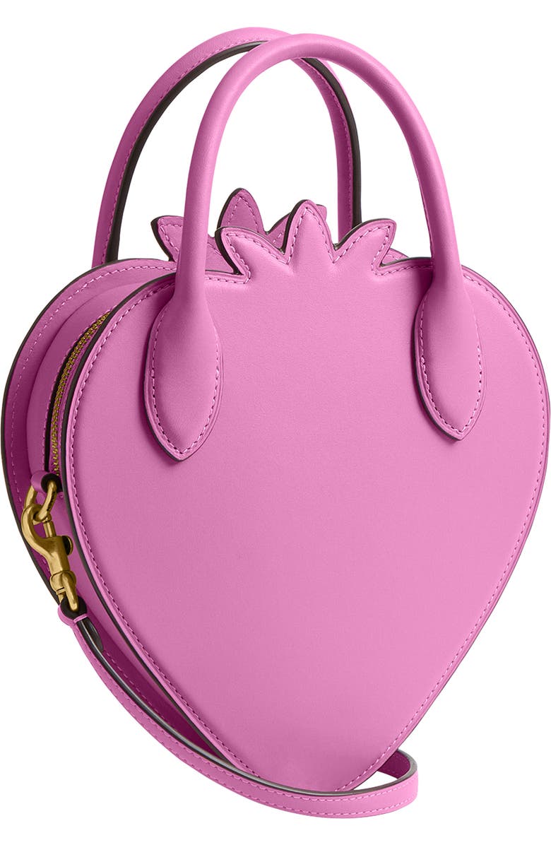 COACH Strawberry Glovetanned Leather Convertible Crossbody Bag, Alternate, color,