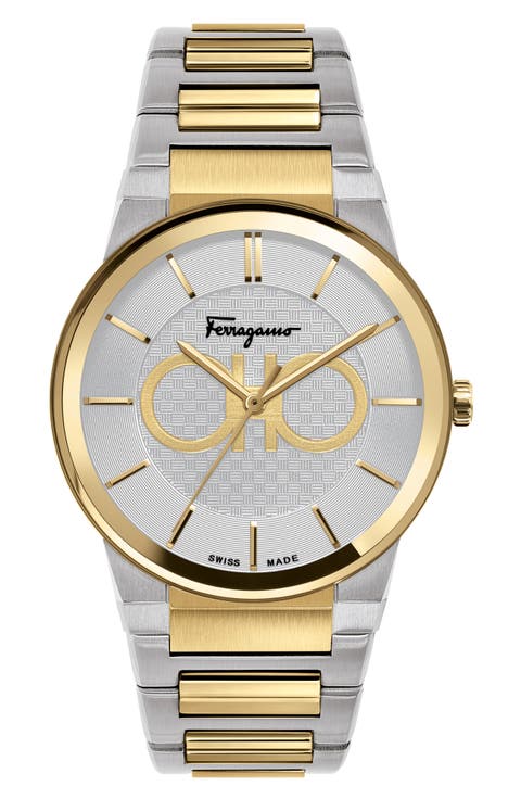 Salvatore Ferragamo Sapphire Bracelet Watch, 41mm