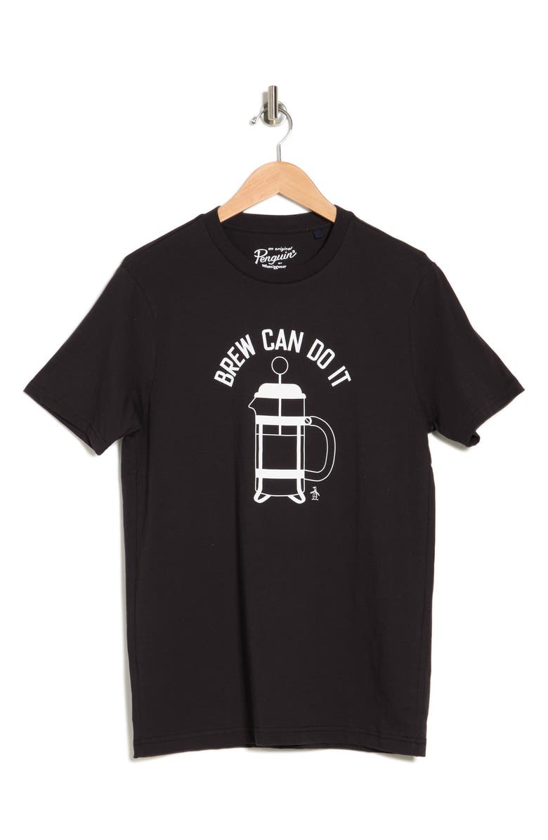 Original Penguin Knit Graphic Short Sleeve T-Shirt, Alternate, color, 