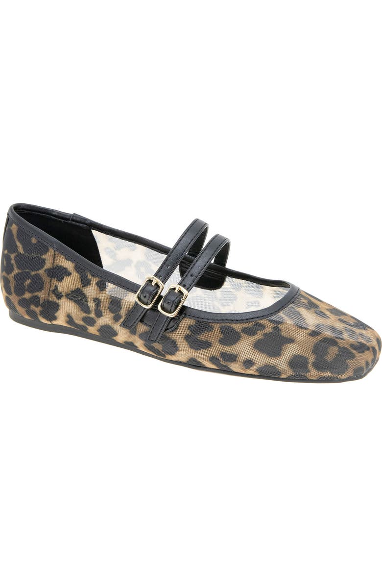 BCBGeneration Harisa Mary Jane Flat, Main, color, Cheetah Print