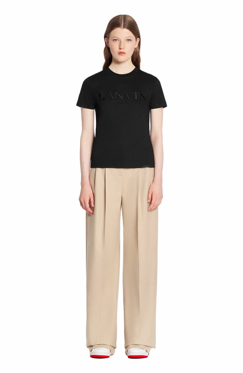 Lanvin Classic Fit Lanvin Embroidered T-Shirt, Alternate, color, 