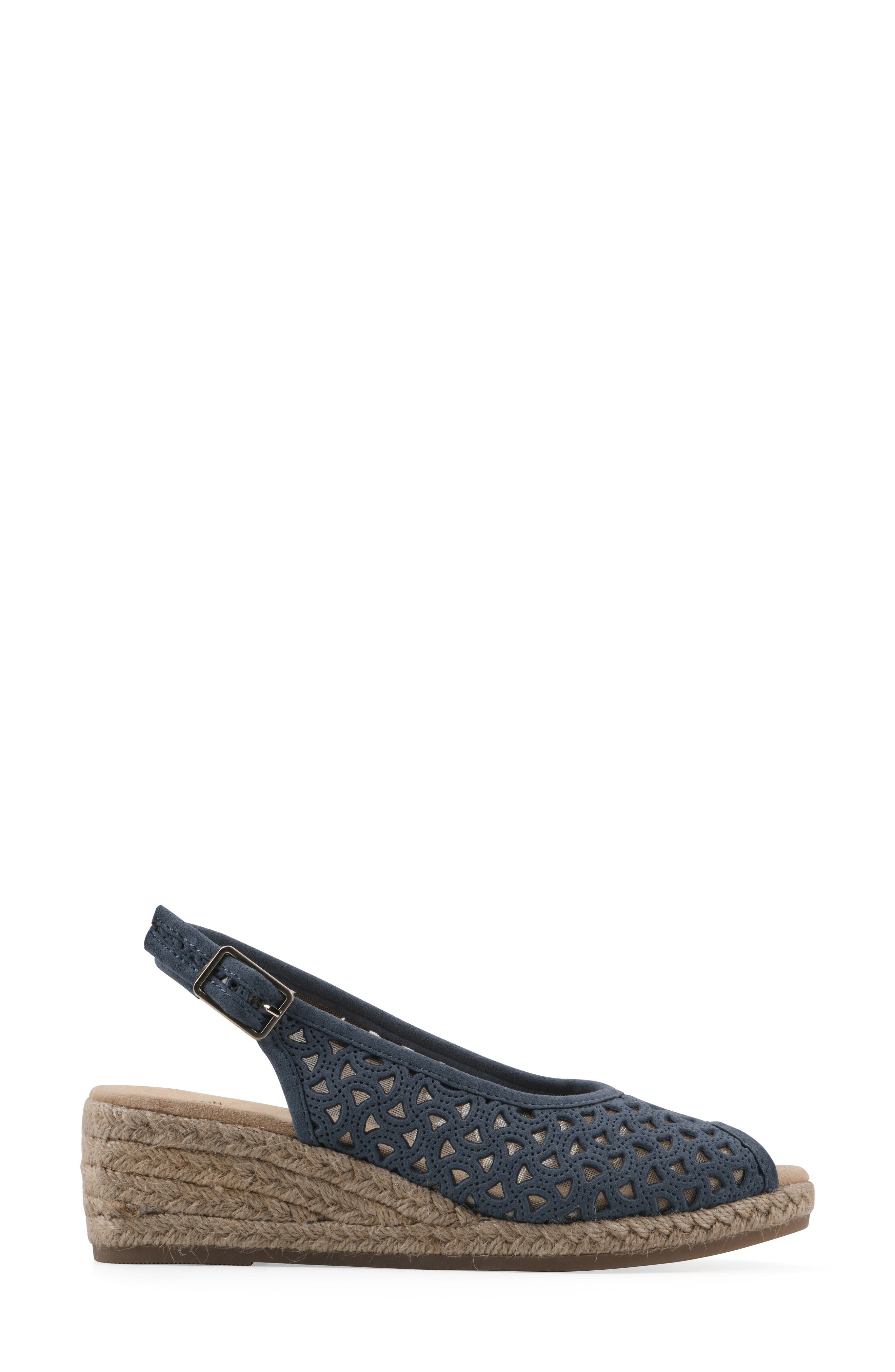 Maize II Espadrille Wedge Sandal, Alternate, color, BLUE RASPBERRY/SMOOTH