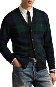 Polo Ralph Lauren Plaid Wool Cardigan