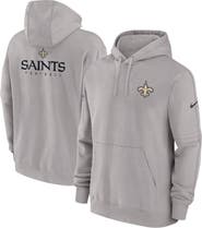 Nike Men's Nike Gray New Orleans Saints Sideline Club Fleece Pullover Hoodie