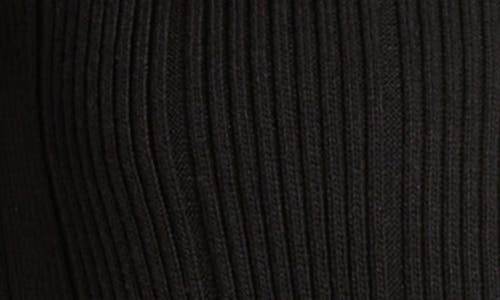 Shop Julia Jordan Contrast Trim Sweater Dress In Black/white