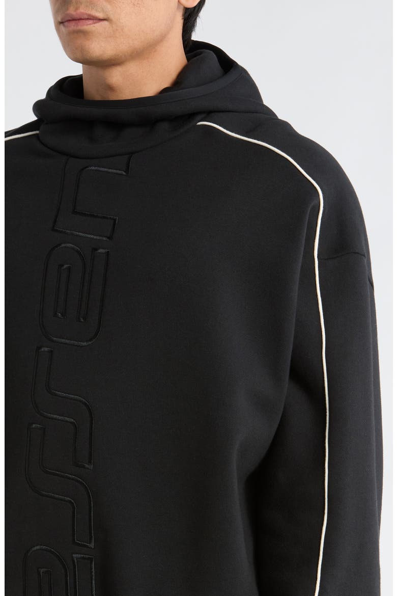 Active Trace Fleece Hoodie, Alternate, color, VINTAGE BLACK