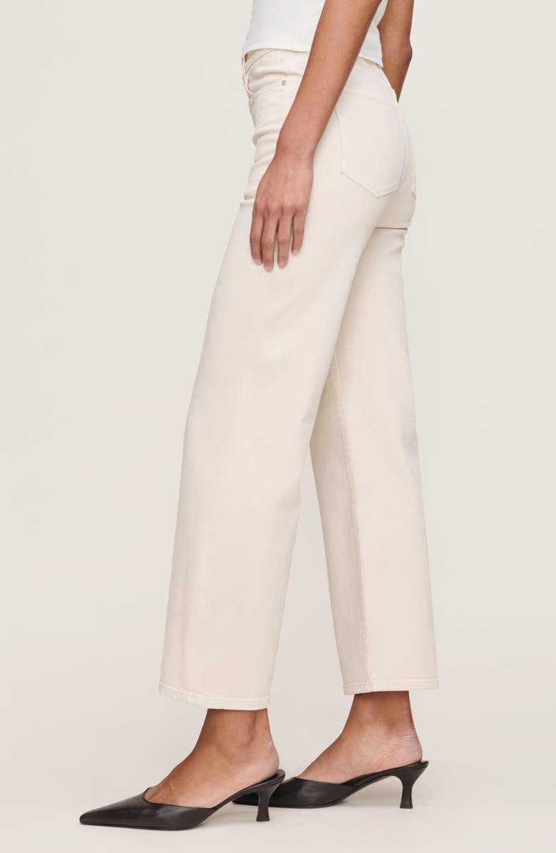 DL1961 Karmine Refined SculptSystem High Rise Wide Leg Jeans, Alternate, color, Flax