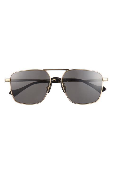 57mm Aviator Sunglasses