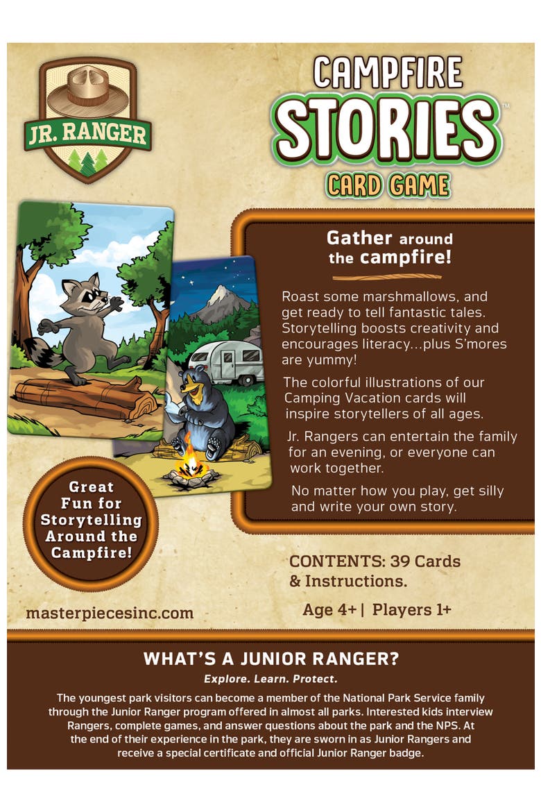 Jr. Ranger Campfire Stories Card Game, Alternate, color, Multicolor