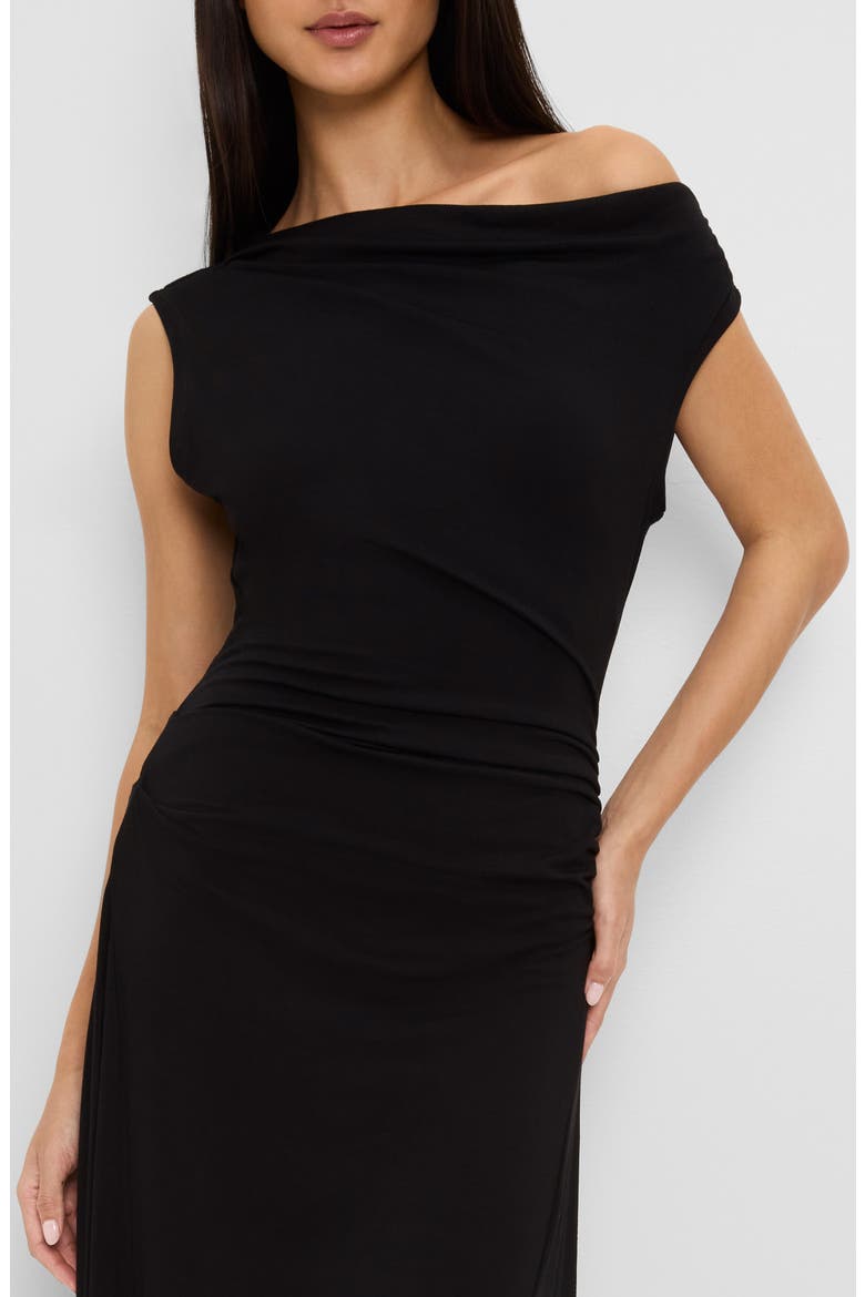 Ophelia Short Sleeve Top, Alternate, color, BLACK