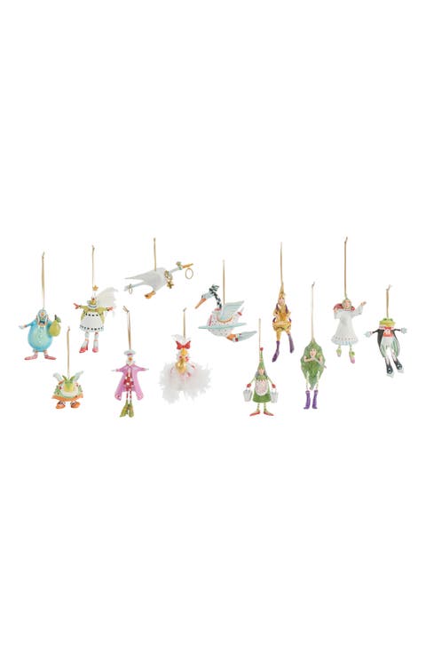 Patience Brewster 12 Days of Christmas Ornament Set