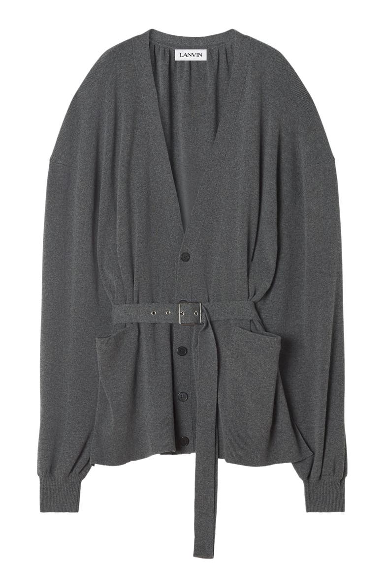 Lanvin Wool And Cashmere Oversized Cardigan, Alternate, color,