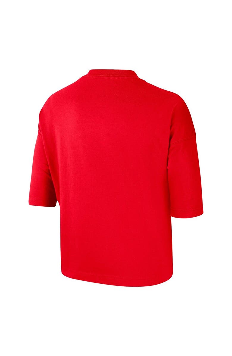 Nike Women's Nike Red WNBA Logowoman Team 13 Cropped Boxy T-Shirt, Alternate, color, 