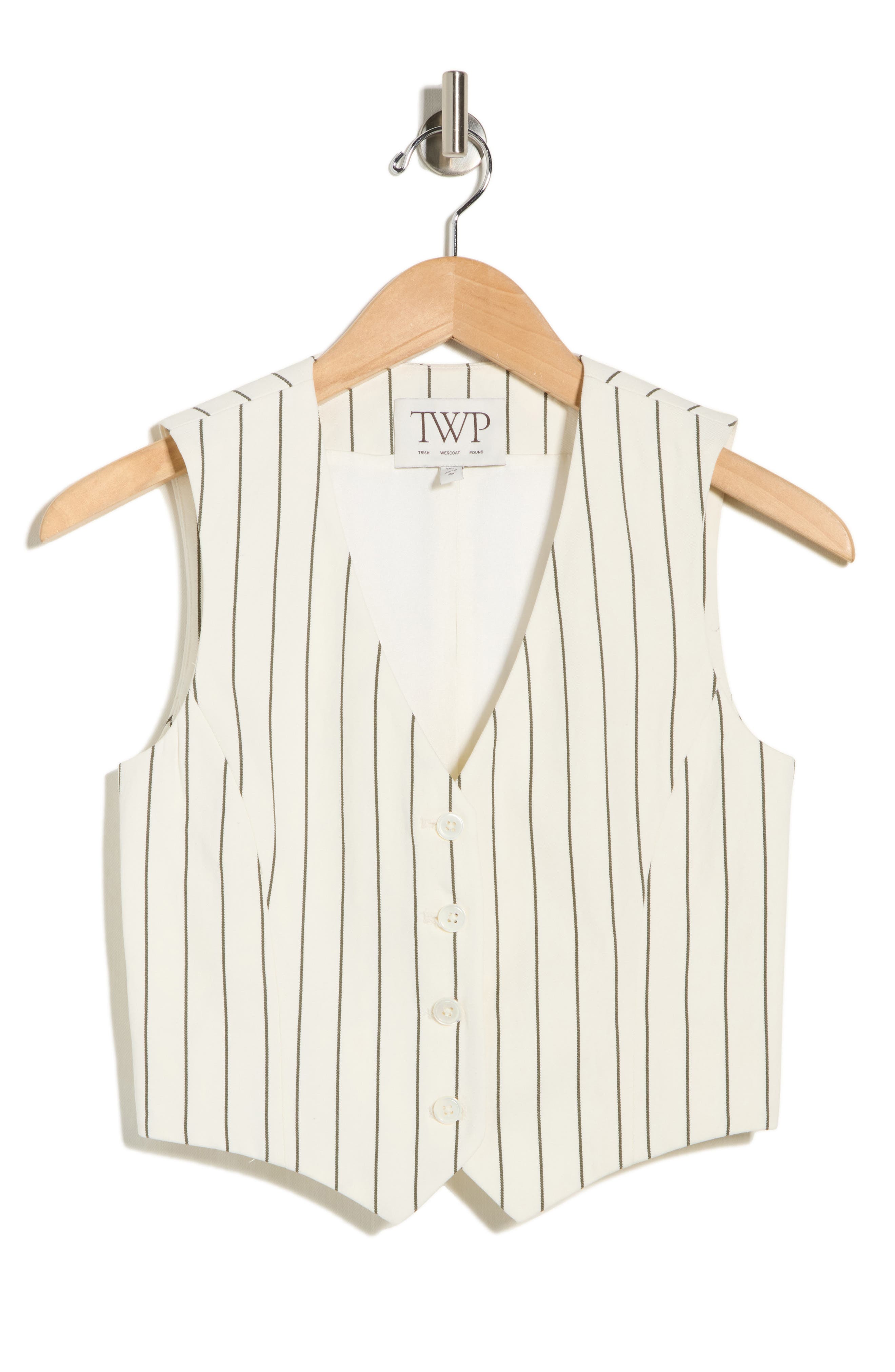 TWP Kikis Pinstripe Vest