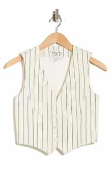 TWP Kikis Pinstripe Vest