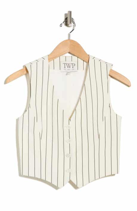 TWP Kikis Pinstripe Vest