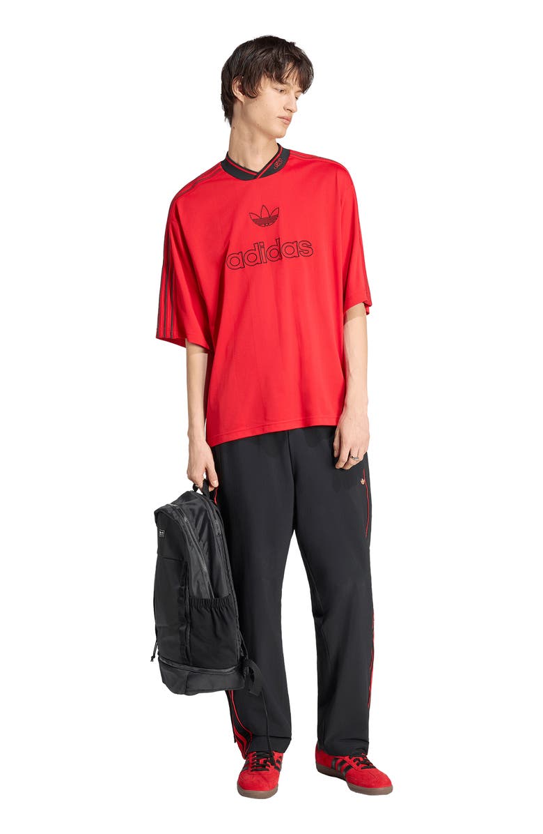 adidas The 98 Loose Track Pants, Alternate, color, Black/ /