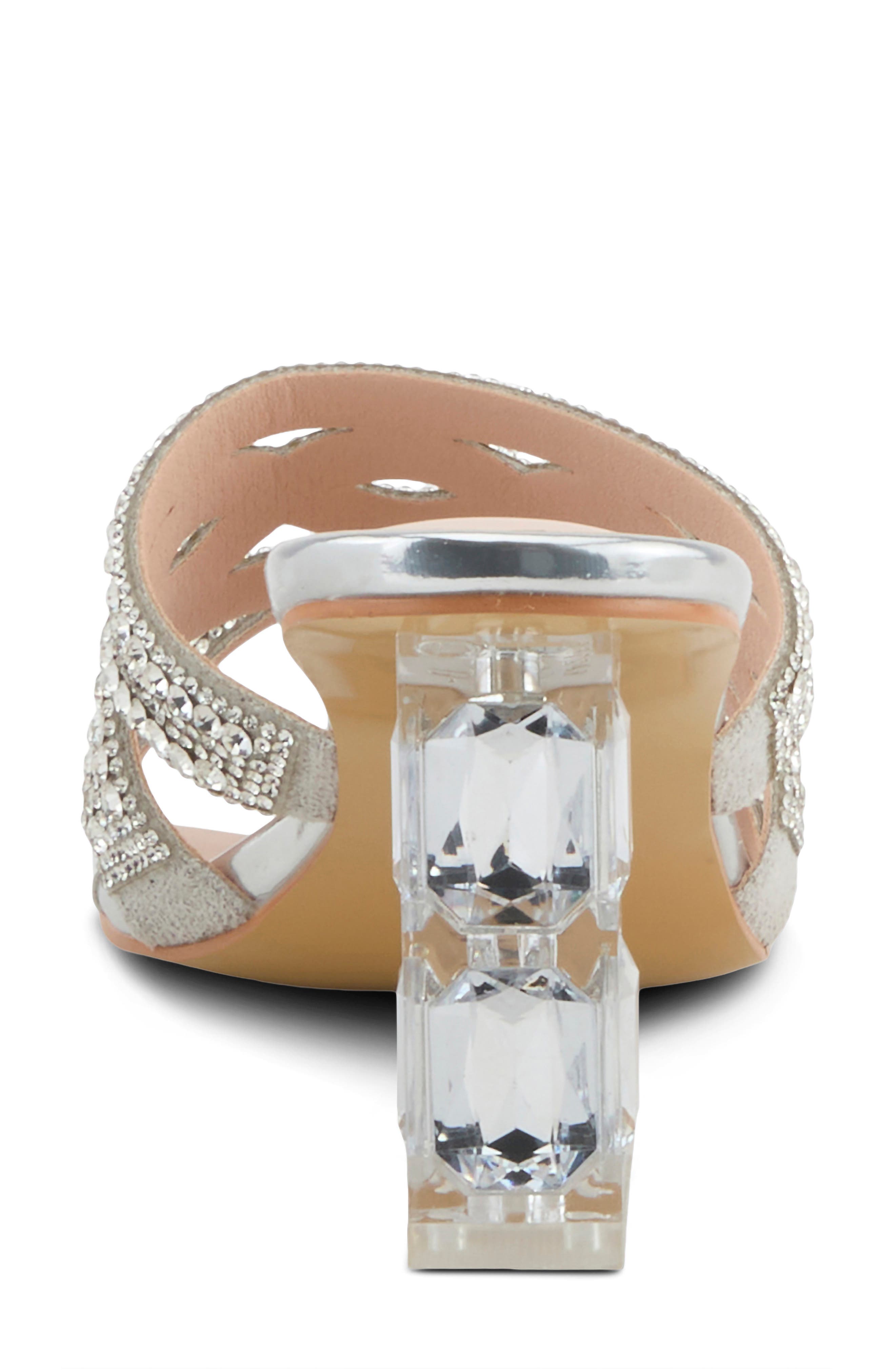 Knowles Crystal Sandal, Alternate, color, SILVER