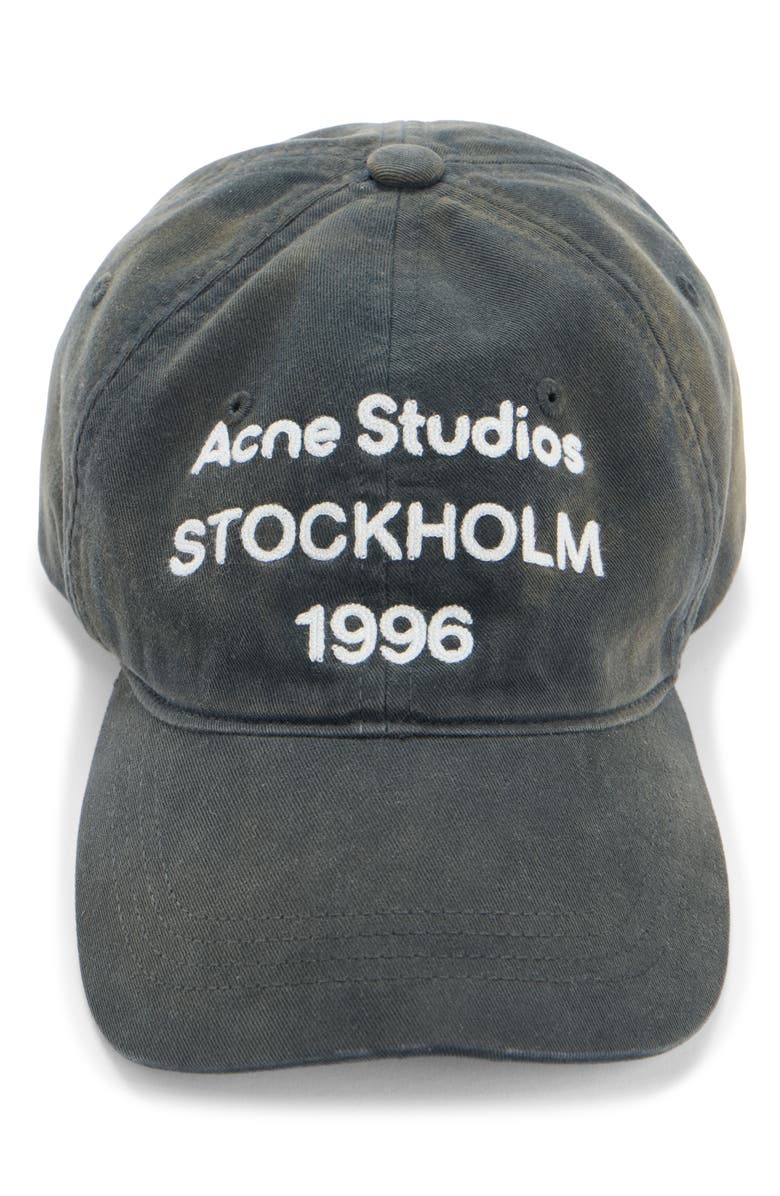 Acne Studios Carliy 1996 Baseball Hat, Alternate, color, Faded Black