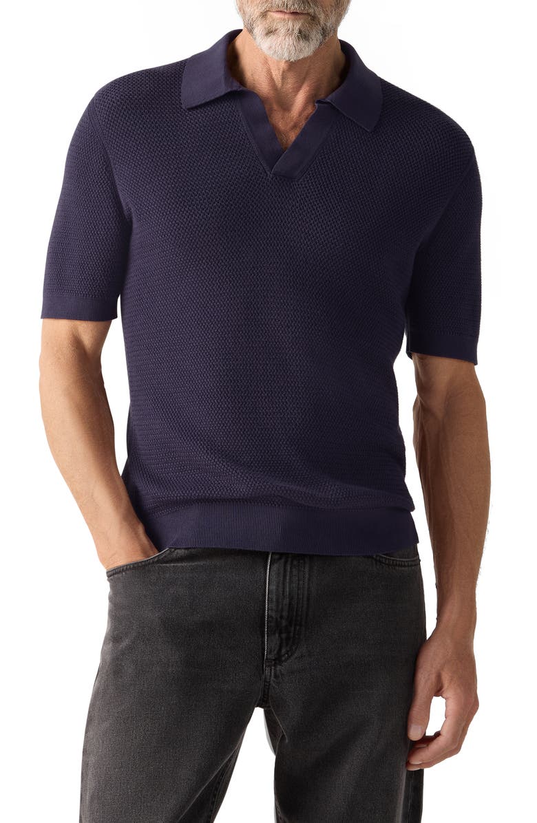 ZEGNA Premium Cotton Polo Shirt, Main, color, 