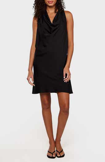 matty m. Cowl Neck Minidress