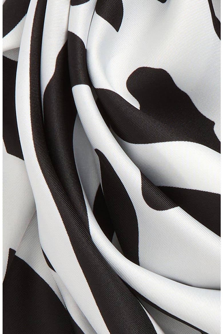 Zebra Scarf, Alternate, color, JET