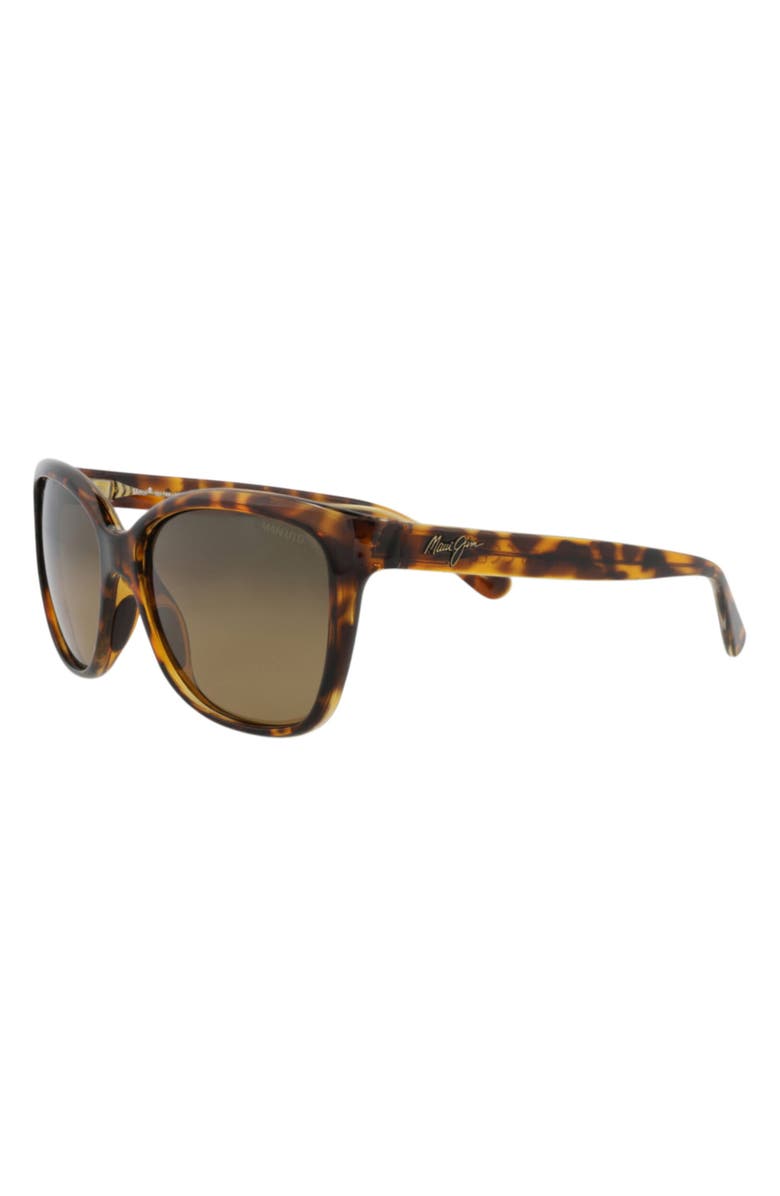 Maui Jim 56mm Square Polarized Sunglasses, Alternate, color, 