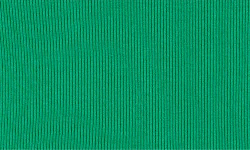 Re/done Ribbed Tank Top In Kelley Green In Verde