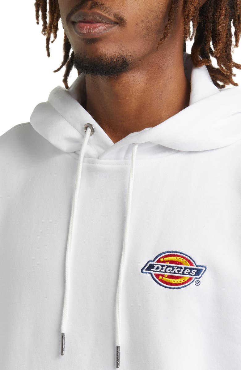 Dickies Embroidered Logo Fleece Hoodie, Alternate, color,