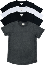 Dapper Boi Essential Drop-Cut Crew Neck 4-Pack 2.0