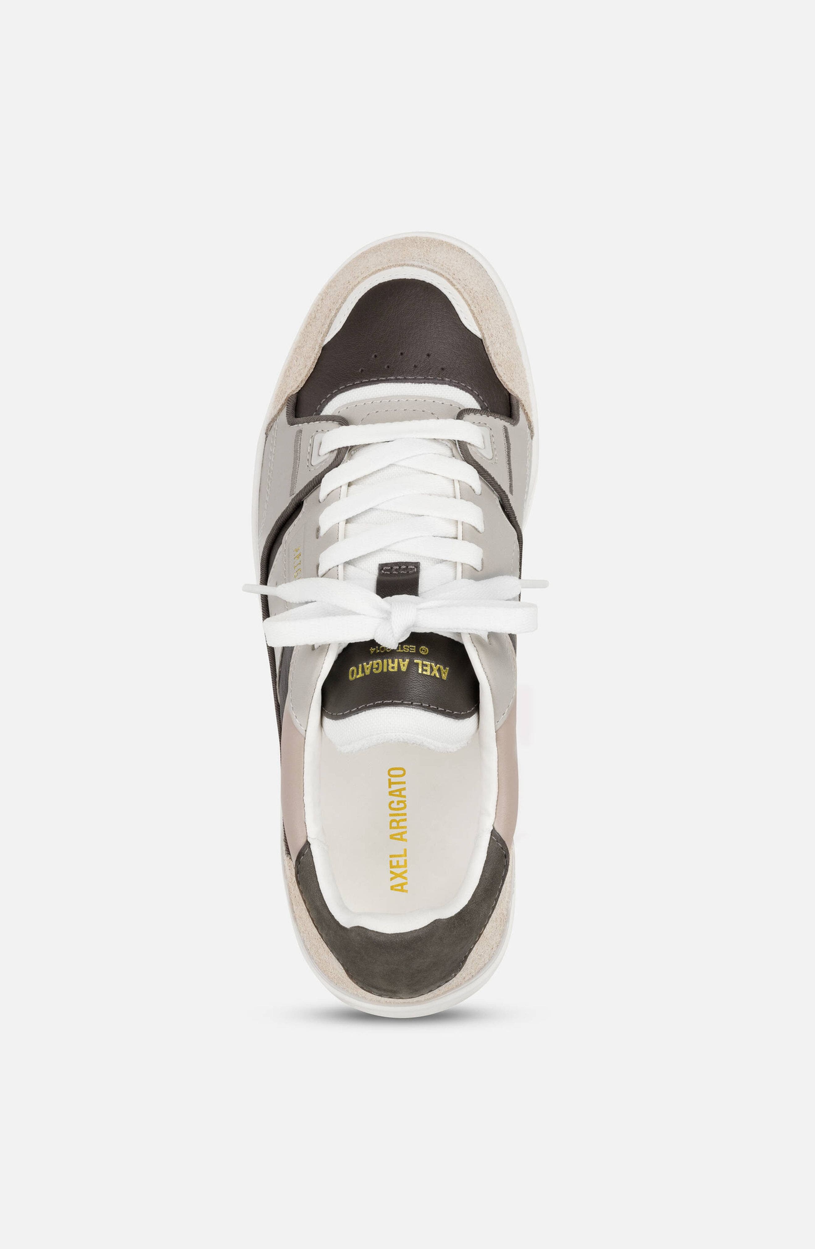 Axel Arigato Clay Sneaker, Alternate, color, Beige/Dark Brown