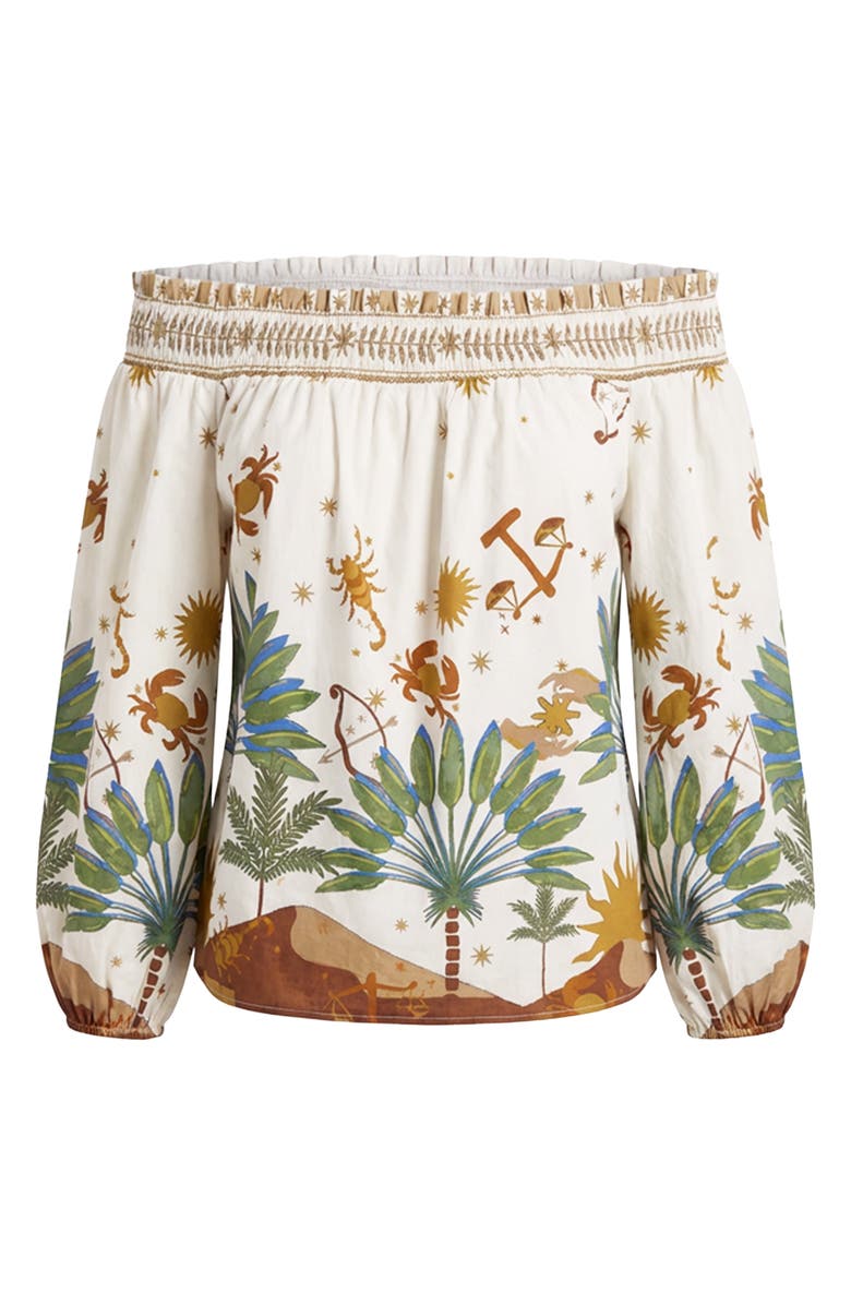 FLYING TOMATO Off The Shoulder Top, Alternate, color, Cream