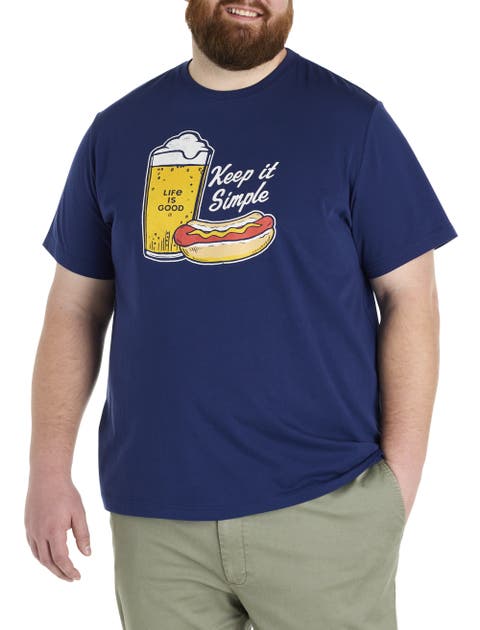 Big & Tall Keep It Simple Graphic Tee