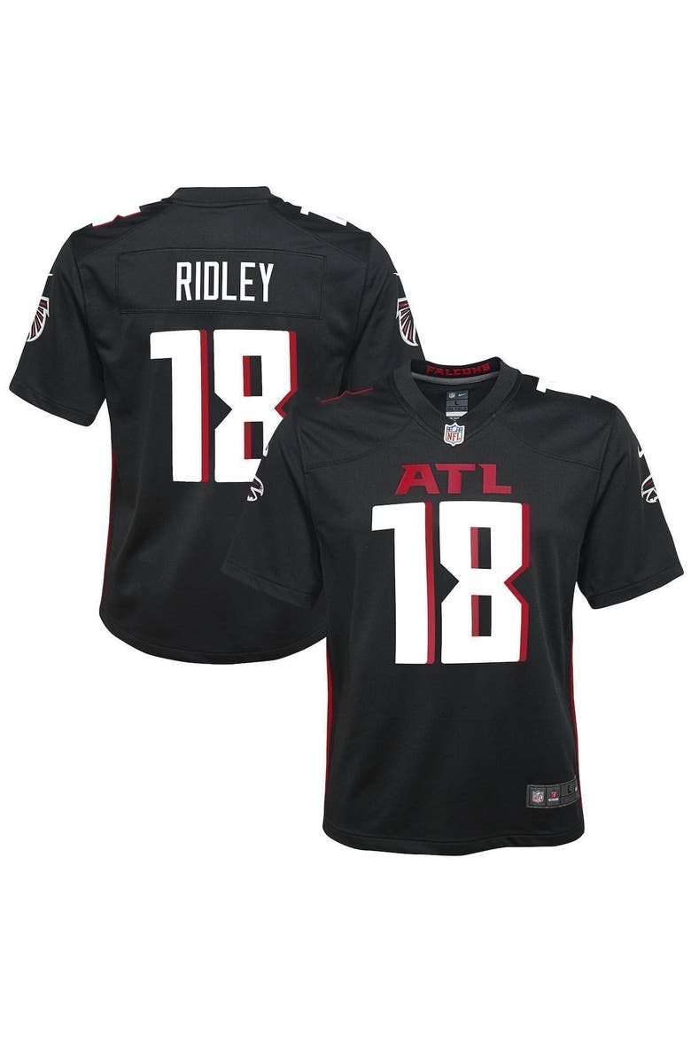 Youth Nike Calvin Ridley Black Atlanta Falcons Player Game Jersey, Main, color, BLACK