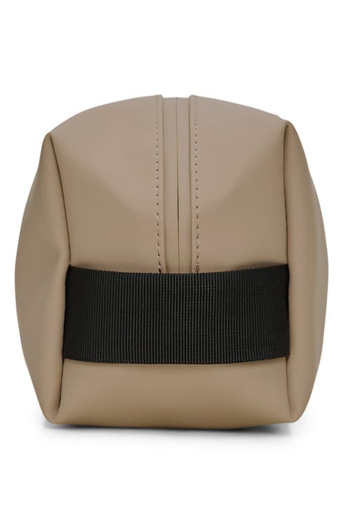 Rains Small Waterproof Toiletry Bag In Nude