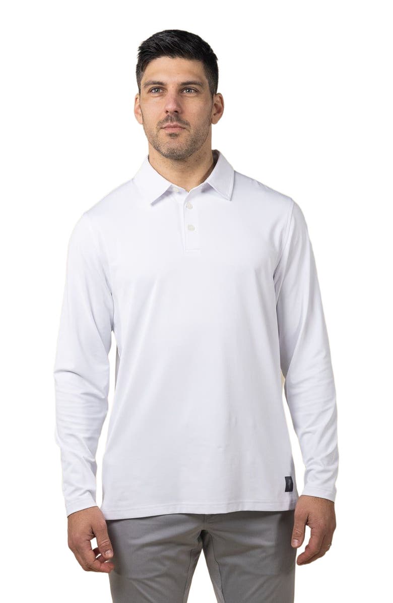ASHWORTH GOLF LS Shore Polo, Alternate, color, White
