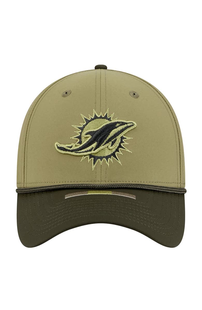New Era Men's New Era Green Miami Dolphins 2025 Salute to Service 39THIRTY Flex Hat, Alternate, color, Green