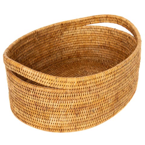 Artifacts Rattan Oval Basket