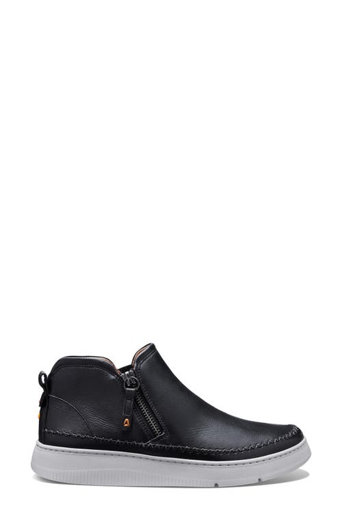 Samuel Hubbard Featherlight Laguna Zip Sneaker In Black