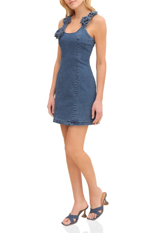 Avec Les Filles Rosette Denim Dress