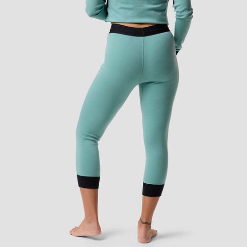 Backcountry Cedars Rws Merino Mid-wt Baselayer 3/4 Bottom In Blue
