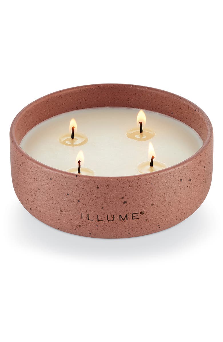 ILLUME<sup>®</sup> Elemental Citrus Cedarleaf Small Patio Ceramic Candle, Main, color,