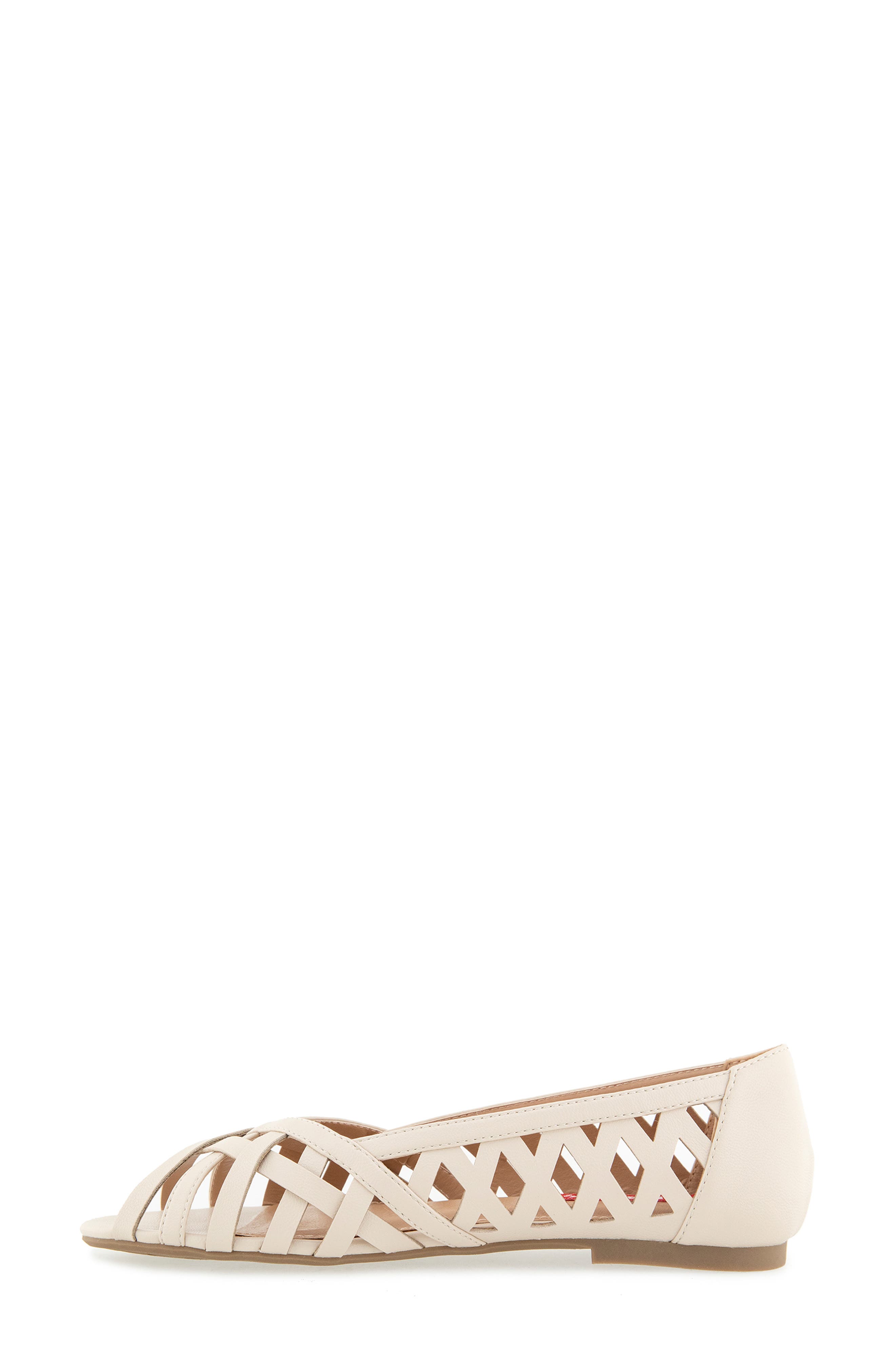 UNIONBAY Sonjia Peep Toe Sandal, Alternate, color, Beige